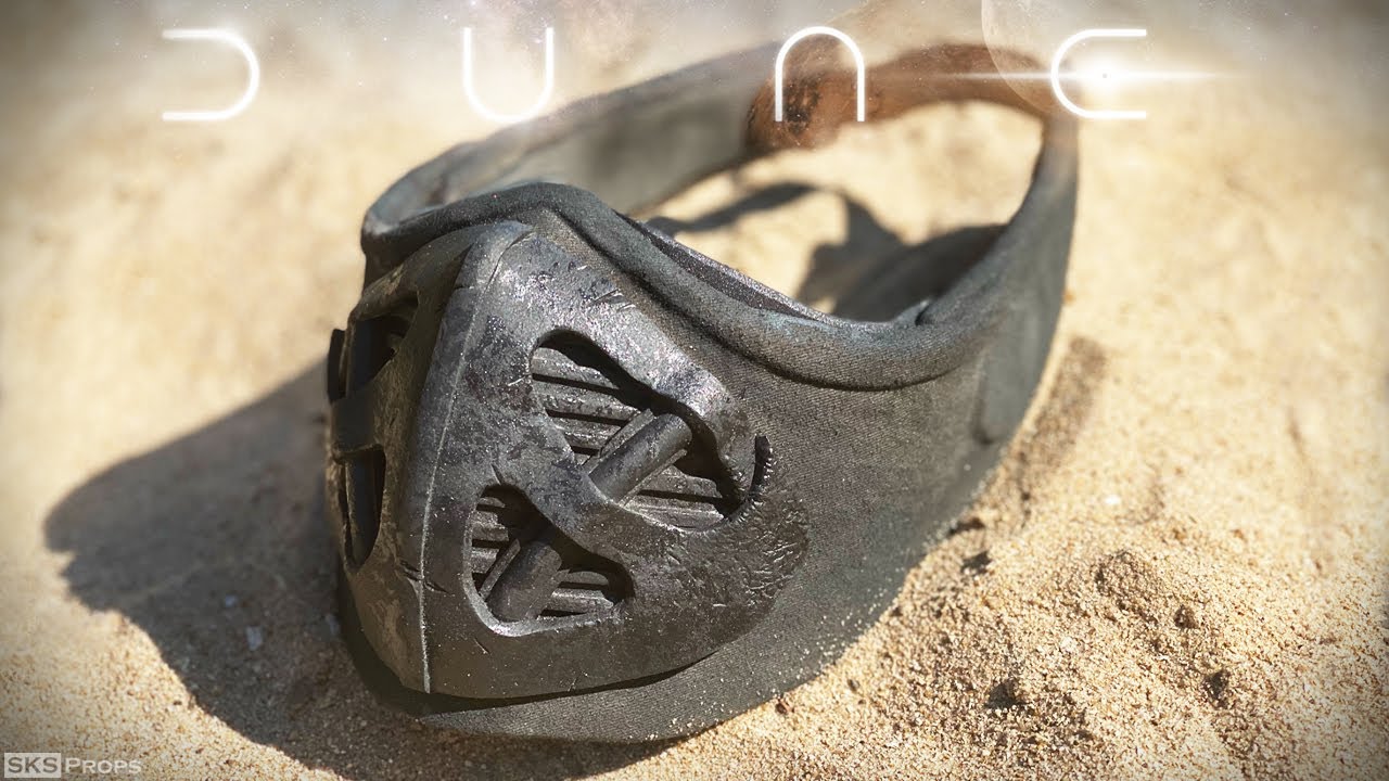 How to Make a Dune Respirator Stillsuit Mask out of Foam - Free Templates - Cosplay Movie Prop