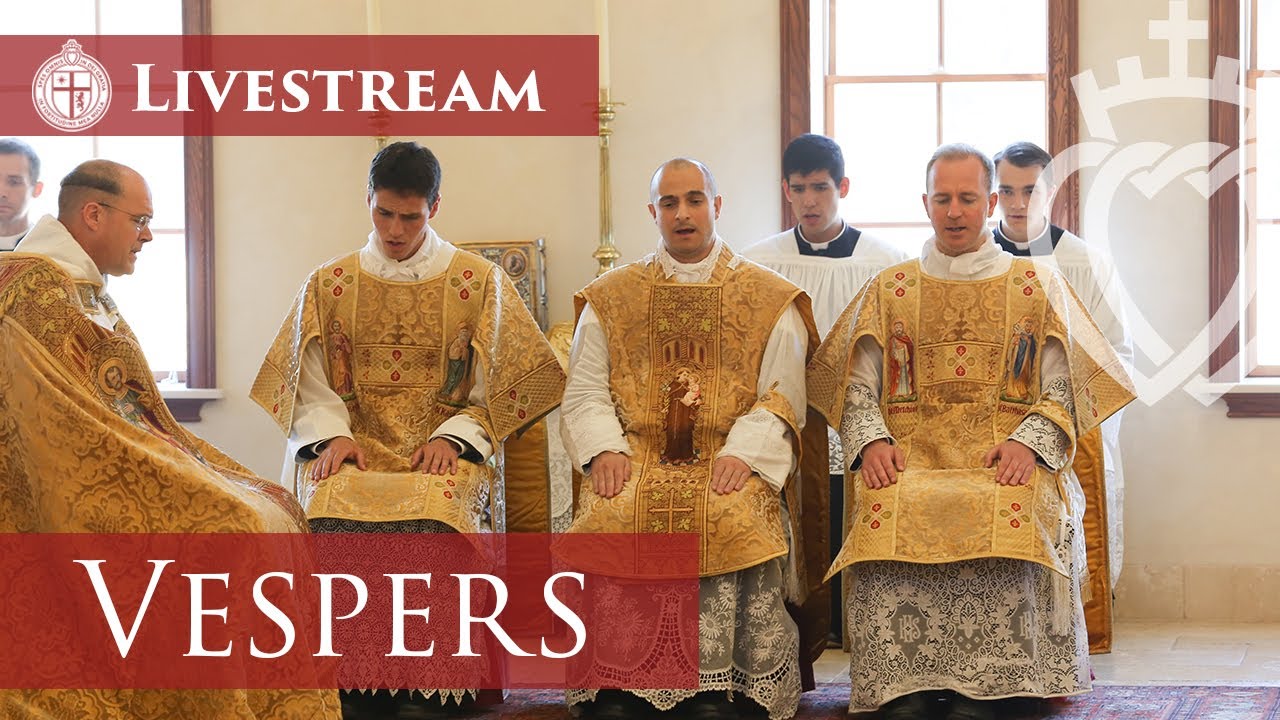 Solemn II Vespers - St. Thomas Aquinas - 3/7/23 -  St. Thomas Aquinas Seminary