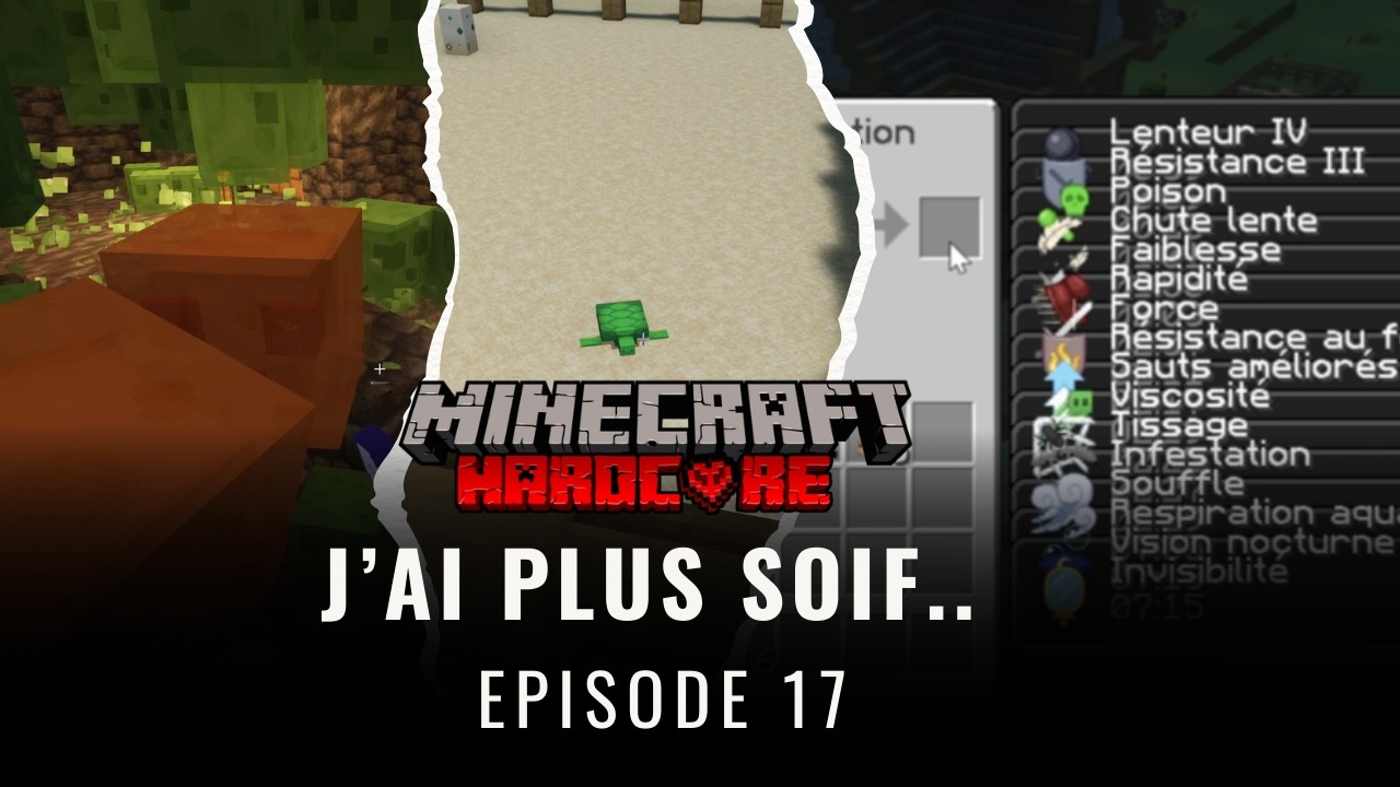 J'AI PLUS SOIF.. (Mélanges Dangereux) - Minecraft Hardcore Episode 17