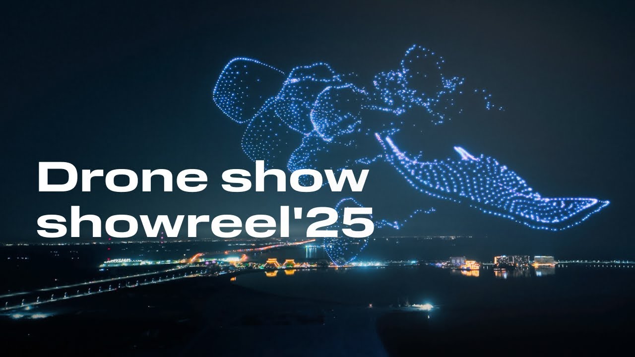 Drone show showreel 2025 Cyberdrone