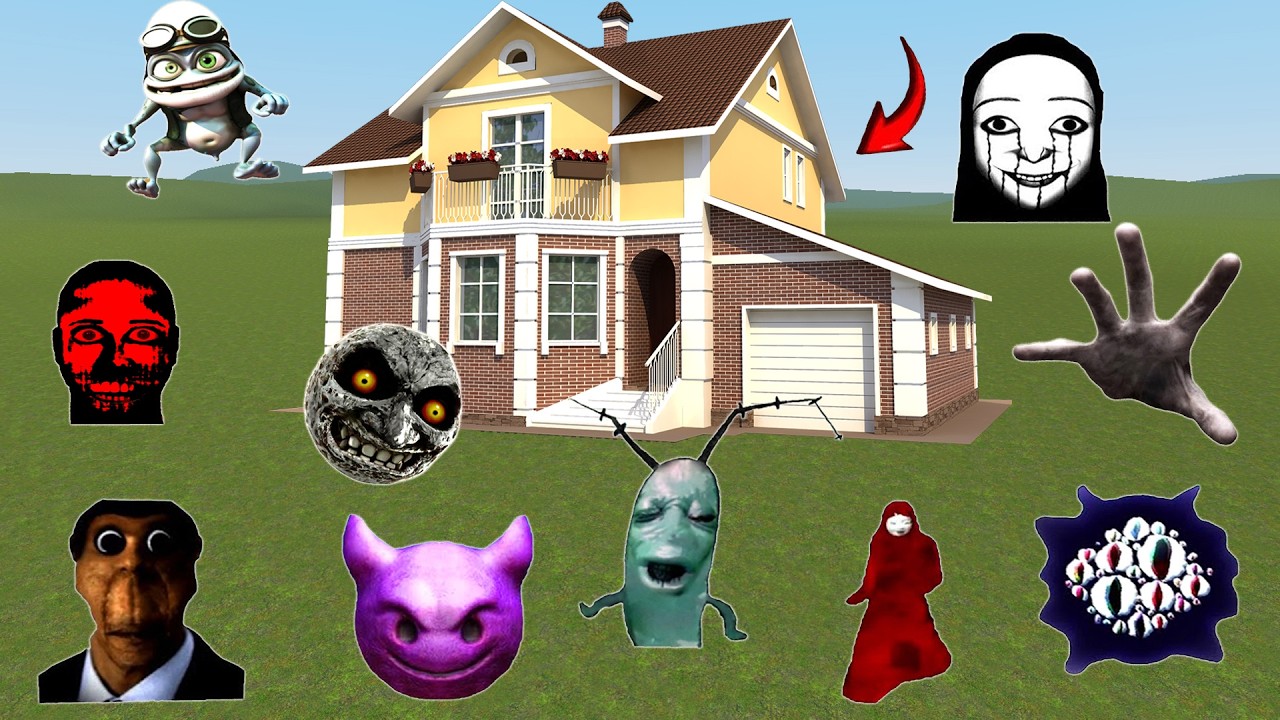 Слишком много противостояния Nextbots и House в Garry's Mod