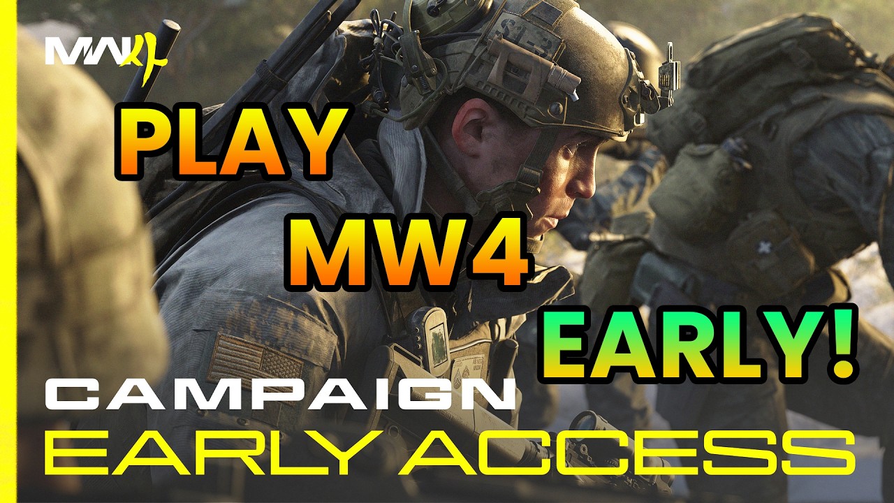 *CONFIRMED* Don't Miss This: MW4 Campaign Early Access Details