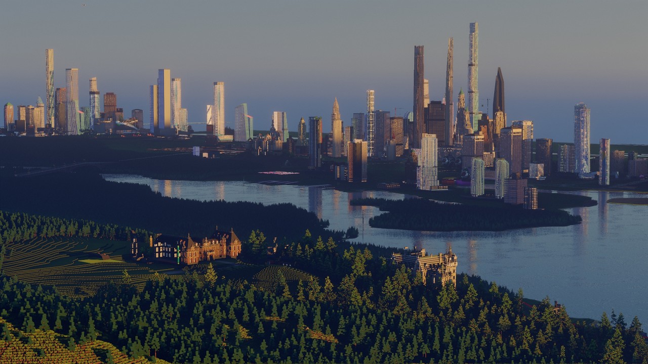 Самый реалистичный город в Minecraft 2026 года