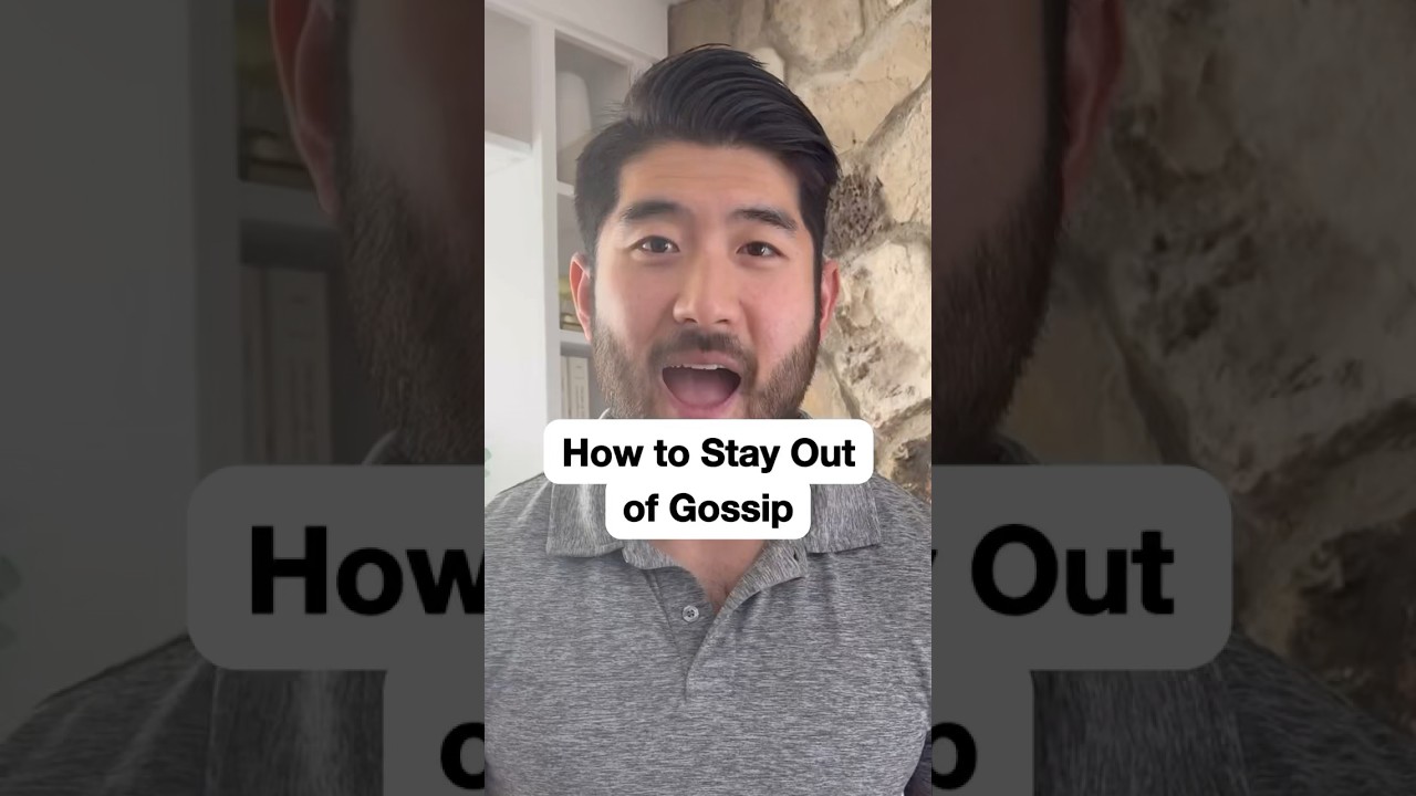 How to stay out of gossip #communicationskills #emotionalintelligence #personalgrowth #boundaries