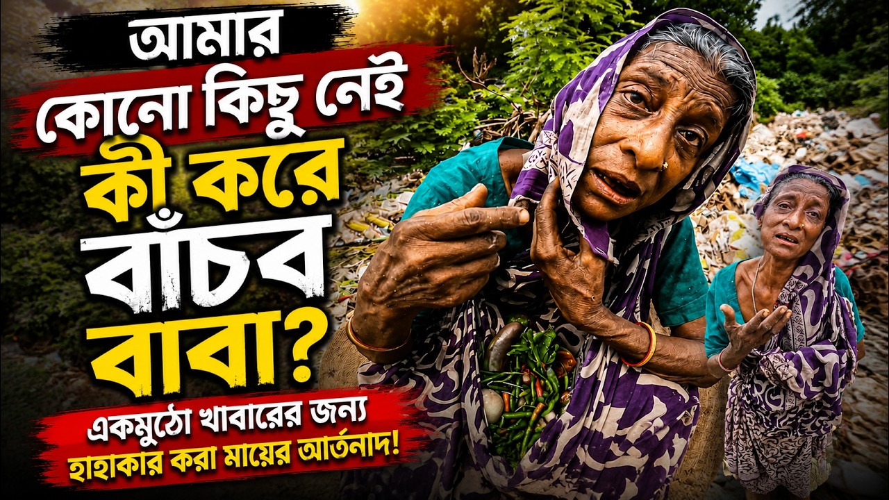 আমি কি করে বাঁচব বাবা, আমার কোনো কিছু নেই | Support Humanity | Street Human