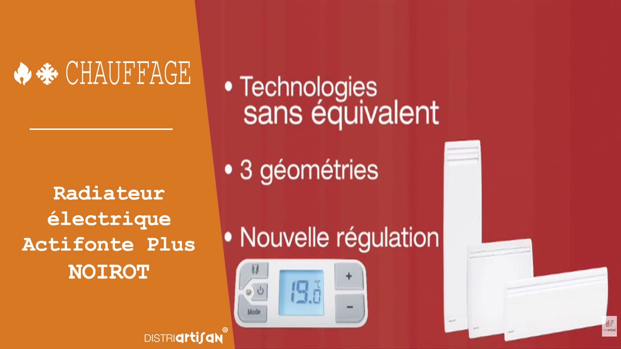 Radiateur électrique Actifonte Plus® Noirot