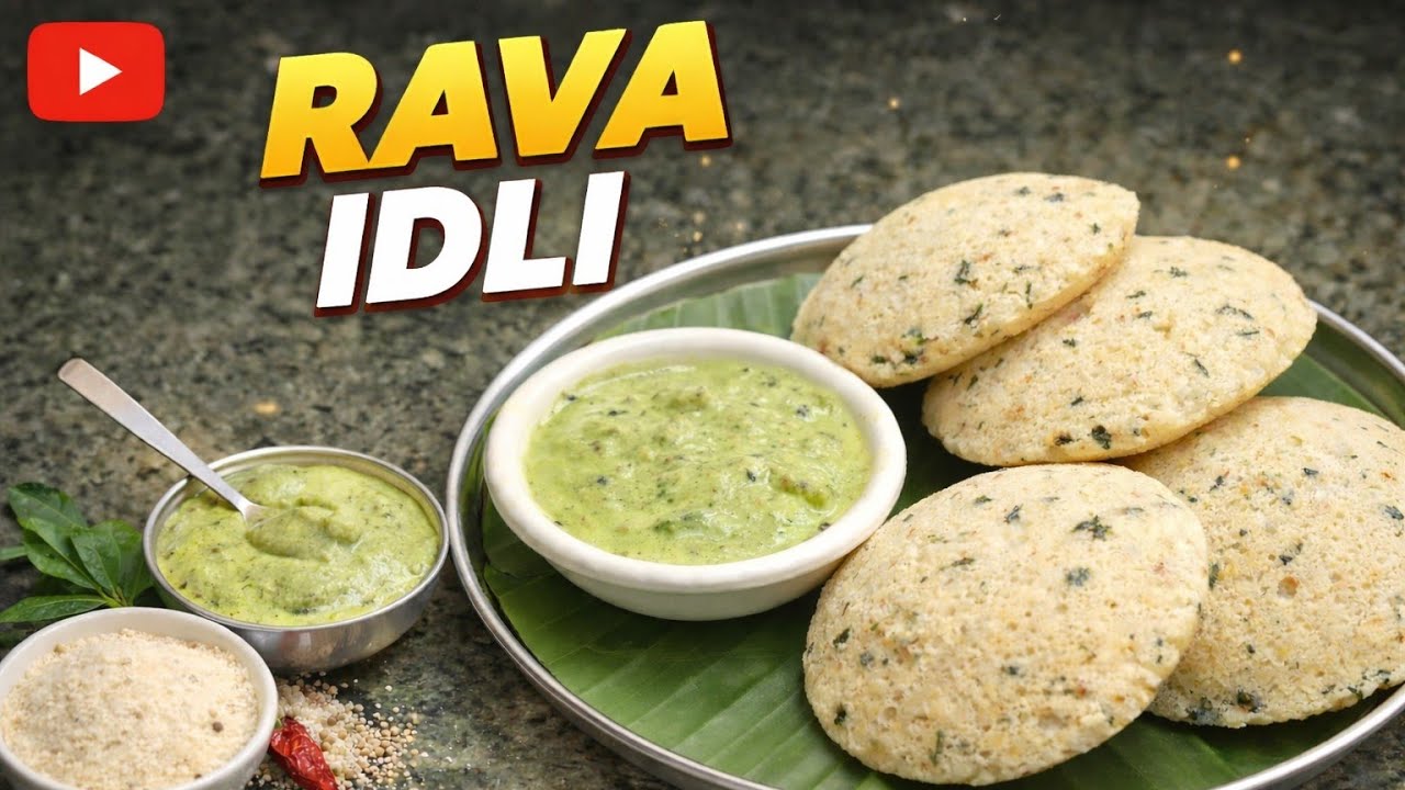 Rava Idli || south Indian famous Dish || with@sabhya0001