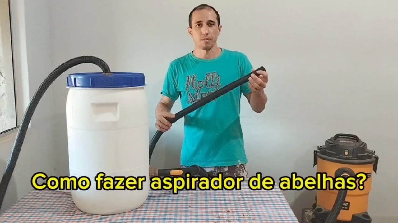 Como fazer aspirador de abelhas