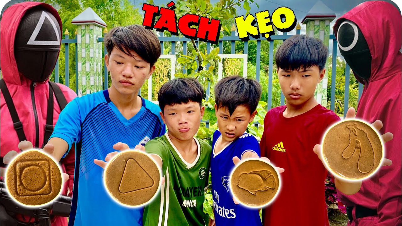 Anh Ba Phải | Trò Chơi Con Mực - Trò Tách Kẹo | Squid game