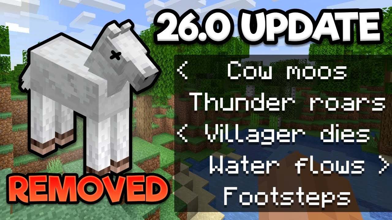 26.0 BEGINS: Mojang Removed A Feature For Parity, Again 😢