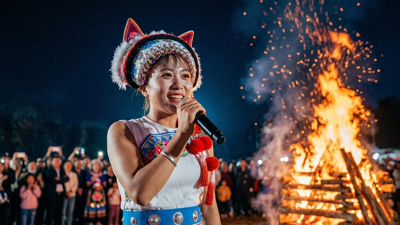 China's WILDEST Bonfire Night: Meet the Mountain Rockstars & Carnival