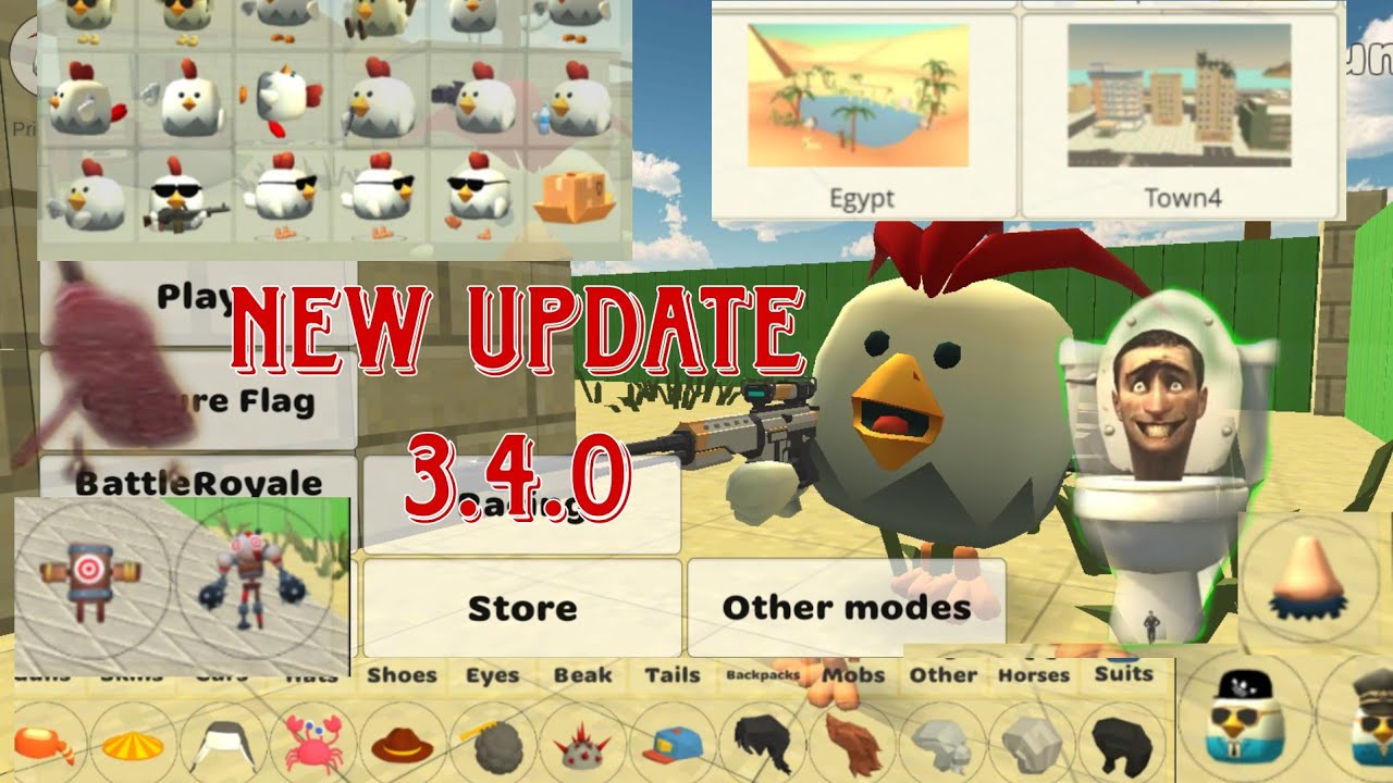 Chicken Gun New Update 3.4.0 || 128 Gaming TV