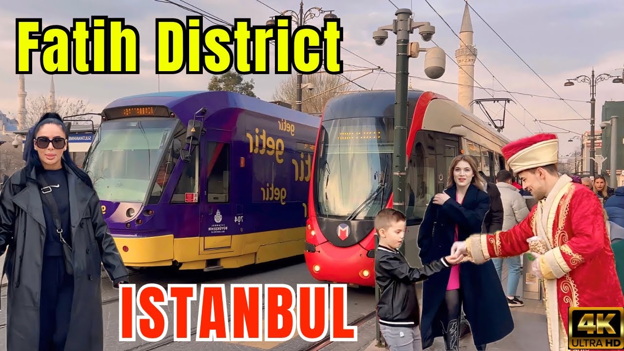 🇹🇷 Istanbul Old City Walk | Fatih, Aksaray, Laleli, Beyazit, Sultanahmet & Sirkeci 4K