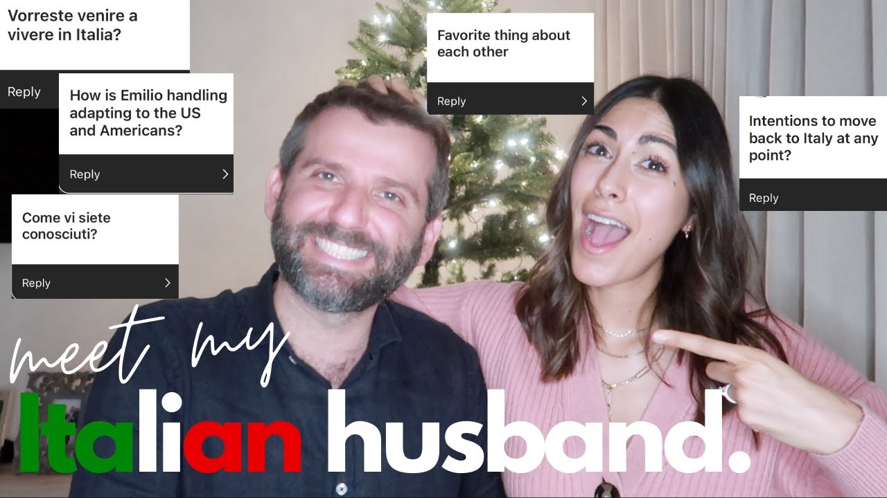 how did we meet? does he like the USA? | Italian husband answers your questions!