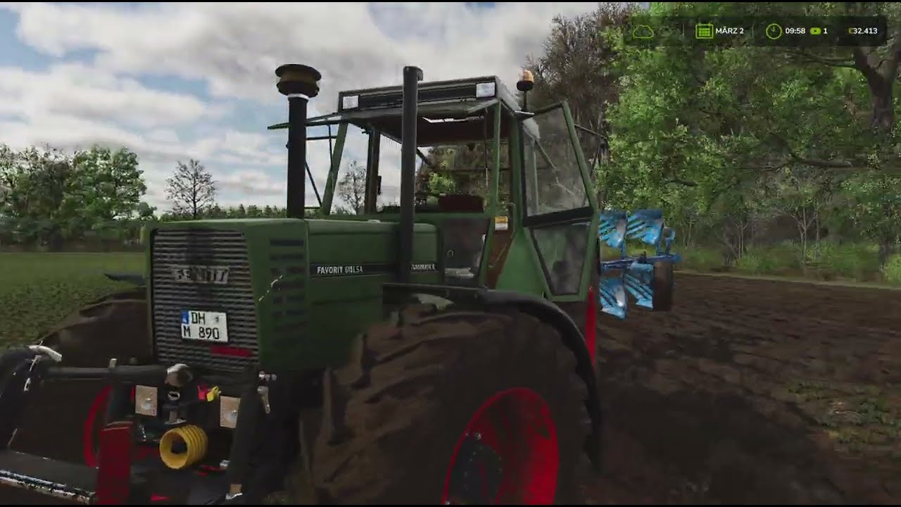 LS 25 - Unser kleiner Hof - erstmal den Boden auf links drehen 