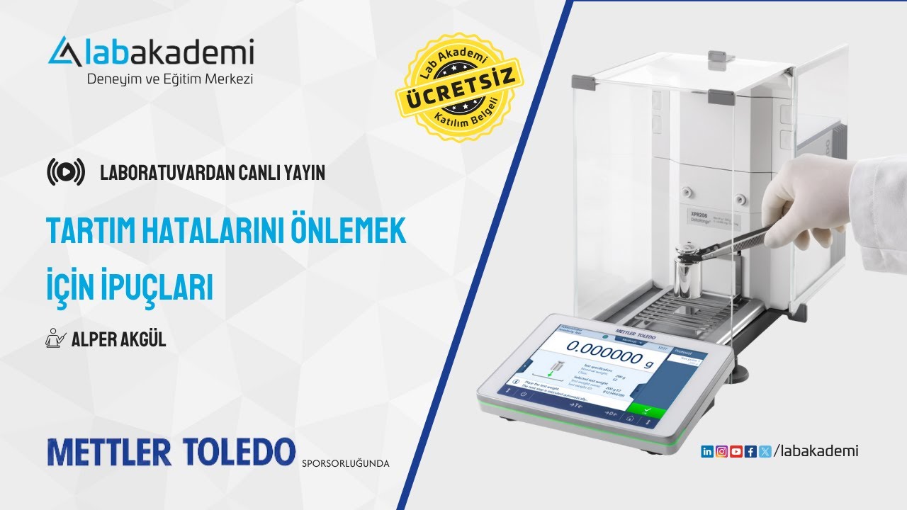 Tartım Hatalarını Önlemek İçin İpuçları #METTLERTOLEDO