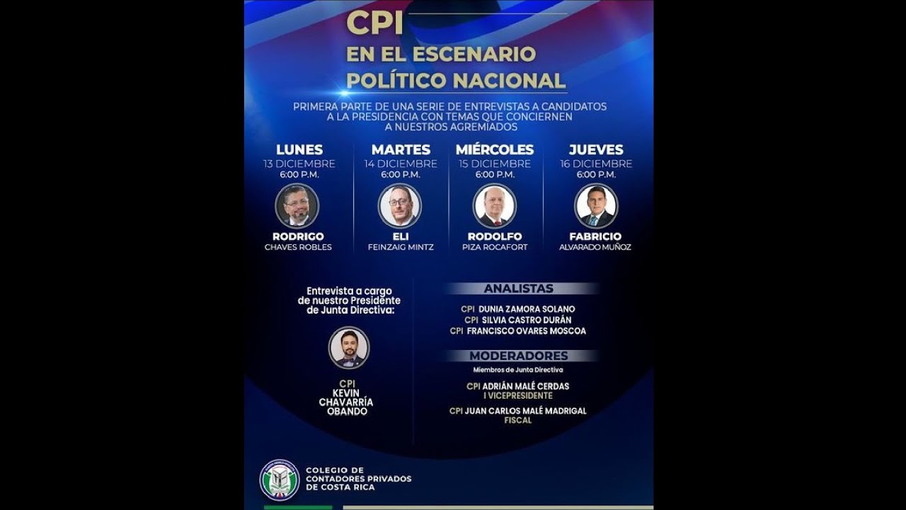 CPI en el Escenario Político Nacional: Entrevista al candidato presidencial Rodrigo Chaves Robles