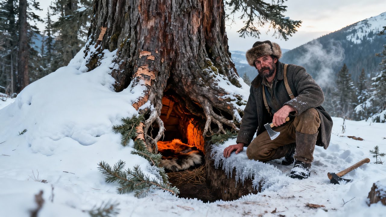 Everyone Told Him He'd Freeze&mdash;Then His Tree-Pit Shelter Stayed 35 Degrees Warmer Than Their Cabins