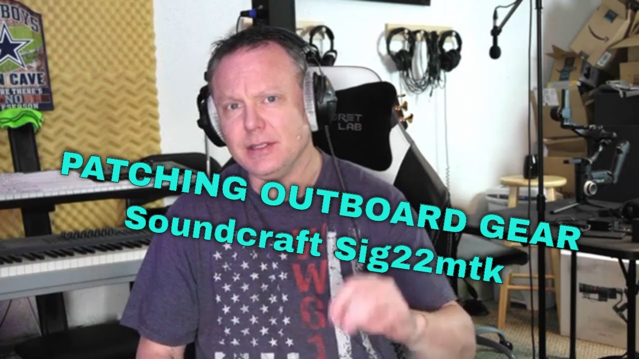 Подключение аналоговых эффектов через фирменную консоль Soundcraft