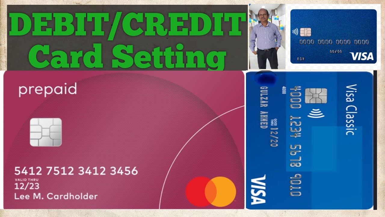 Debit and Credit Card Setting #trending #card block #card limit kaise change kare#एटीएमकार्ड#क्रेडिट