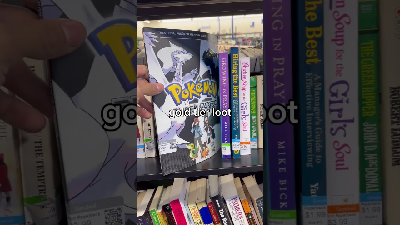 POKEMON at GOODWILL&hellip; #cactuscoinmachine #pokemon #thrift #nintendo #retrogaming #pokemonblackwhite