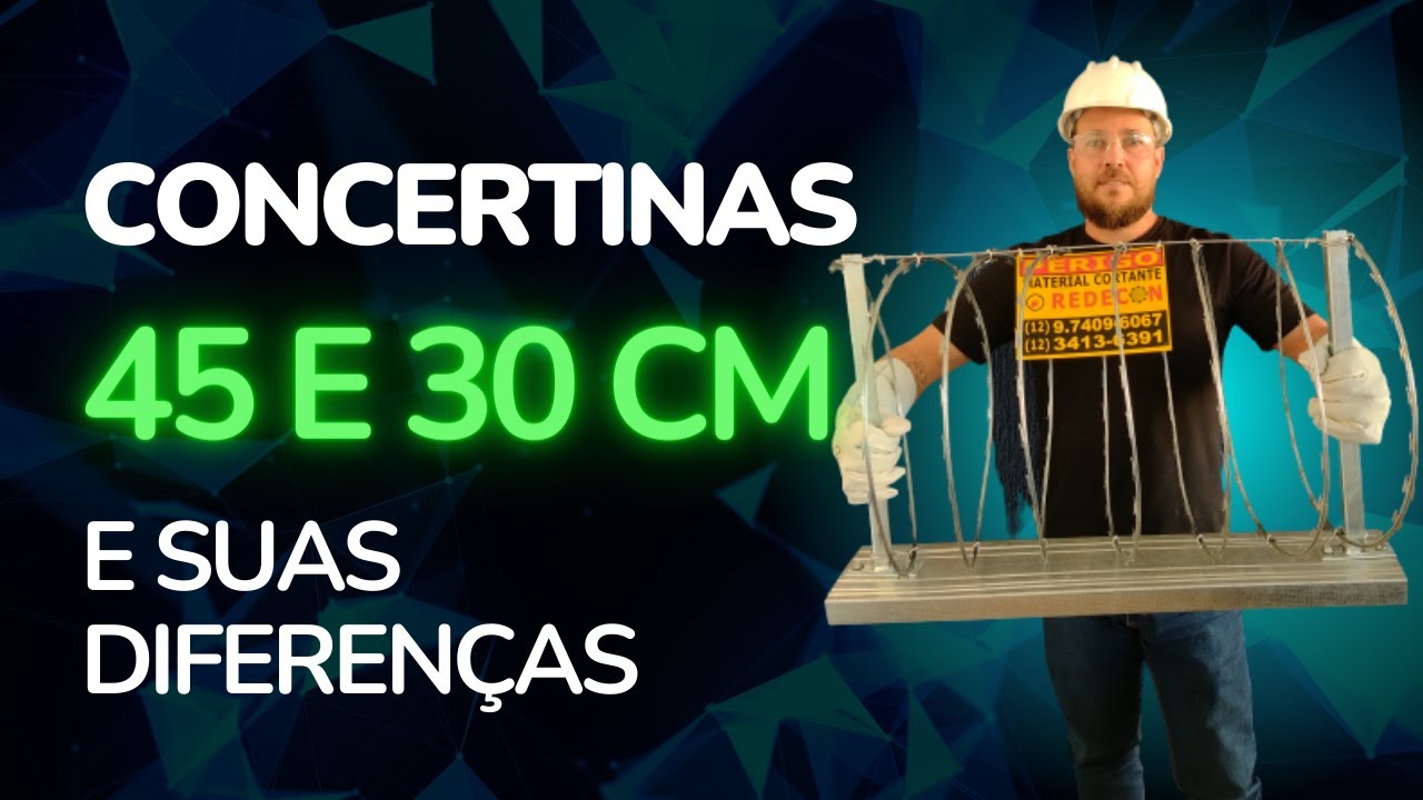 CONCERTINA DE 45CM E 30CM E SUAS DIFERENÇAS