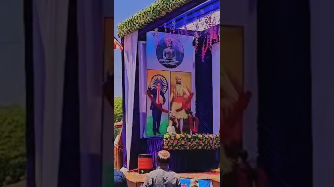 Dr bhimrao ambedkar jayanti 💙 #minivlog #ahmedabad #travel #vlog  #marathi #drbhimraoambedkar #viral