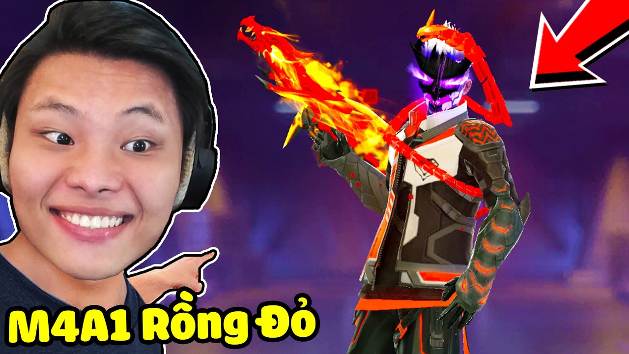 [FREE FIRE] JAYGRAY NẠP 20K KIM CƯƠNG NÂNG CẤP M4A1 RỒNG ĐỎ ĐÀN EM AK RỒNG XANH*VŨ KHÍ HUYỀN THOẠI