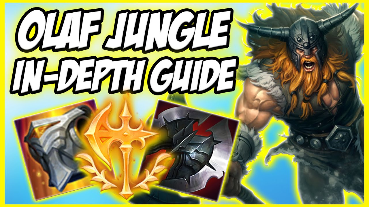 GUIDE ON HOW TO PLAY OLAF JUNGLE IN SEASON 10 - THE EARLY GAME MONSTER - League of Legends