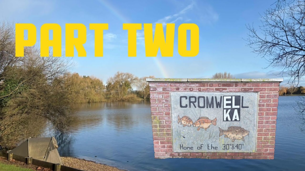 CARP FISHING at CROMWELL LAKE in search of a WINTER WHACKER PT2 