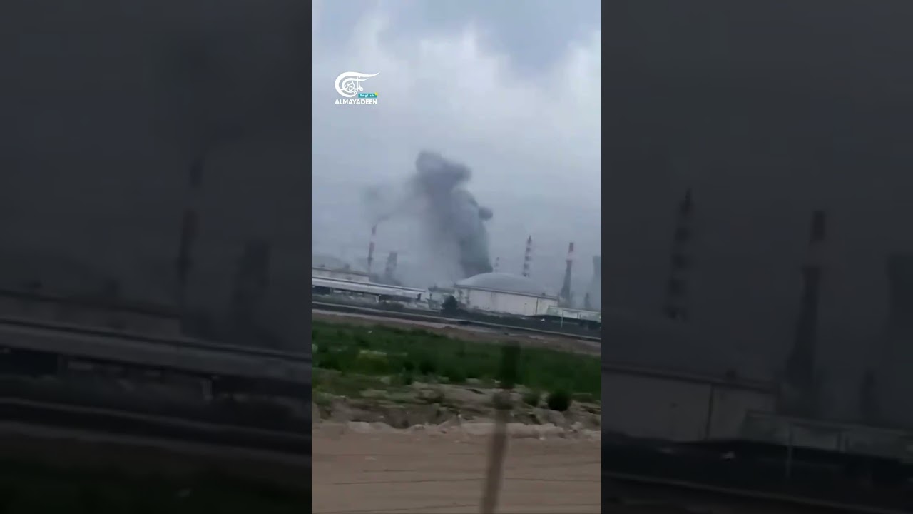 Footage documents missile strikes in Haifa