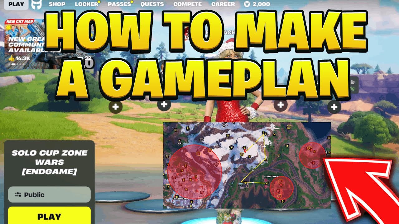 How to Create a Gameplan in Fortnite (Tournaments)