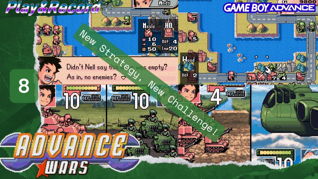 Advance Wars Part 8 (Game Boy Advance) Playthrough Non Commentary