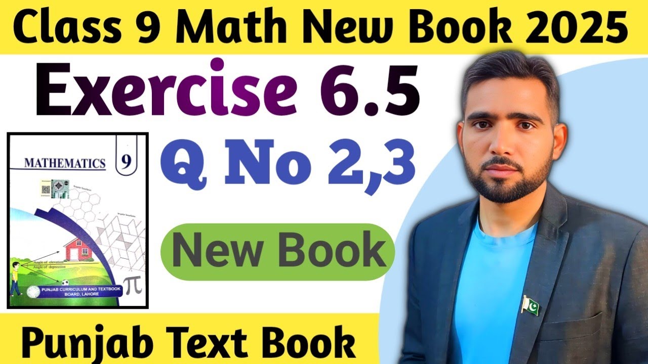 Exercise 6.5 Question Number 2 and 3 Class 9 Math New Book 2025 Chapter 6 Trigonometry