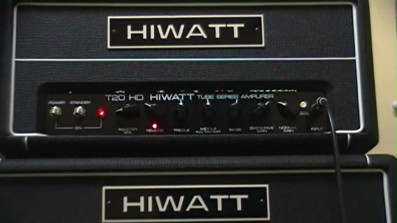 Affonso Jr demonstra Hiwatt T20 HD