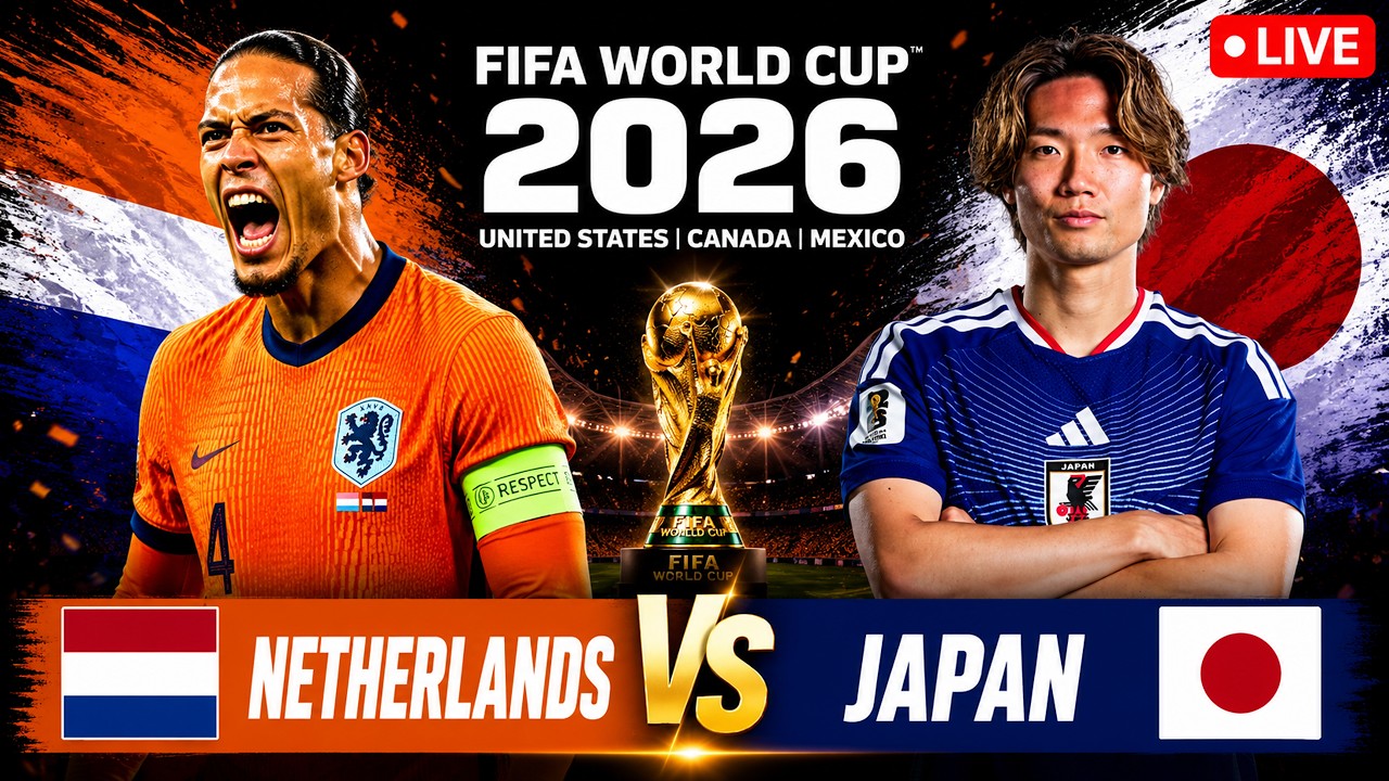 Netherlands Vs Japan LIVE | FIFA World Cup 2026 LIVE | NED Vs JAP LIVE Scorecard & WatchAlong