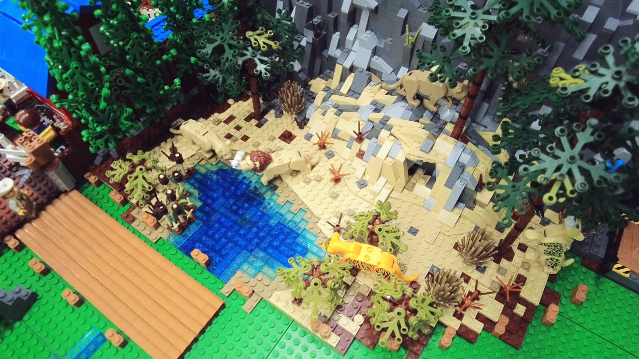 LEGO Zoo rebuild update pt. 9: Big Cats habitat is in!