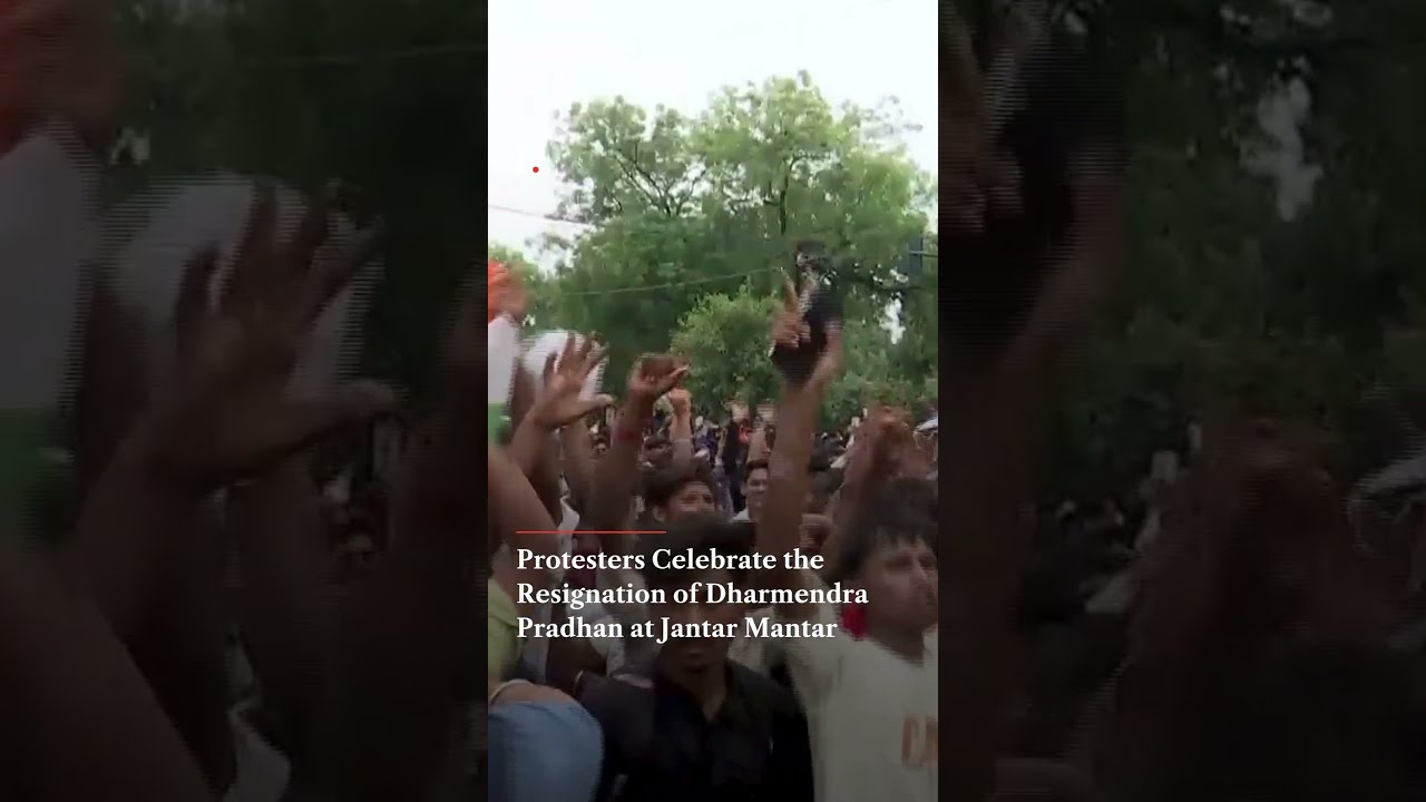 Dharmendra Pradhan Resigns as Protesters Celebrate at Jantar Mantar | Firstpost News | N18G