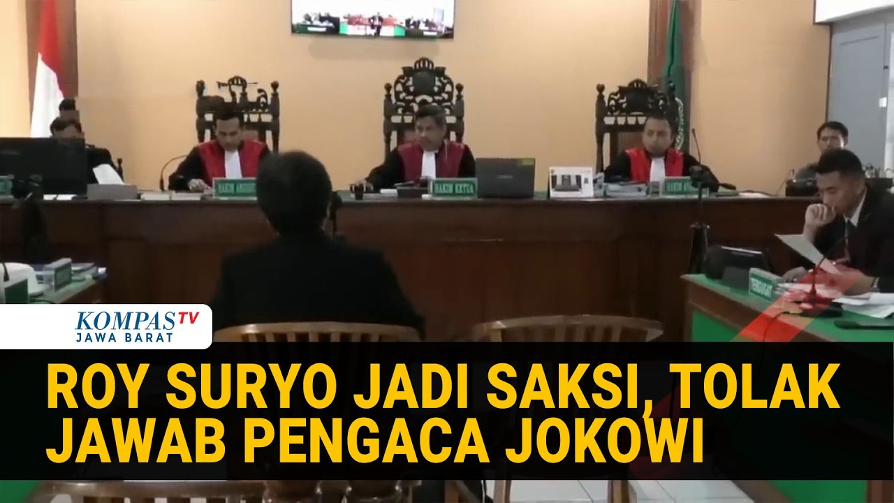 Roy Suryo Tolak Jawab Pertanyaan Pengacara Jokowi saat Jadi Saksi Sidang CLS Kasus Ijazah