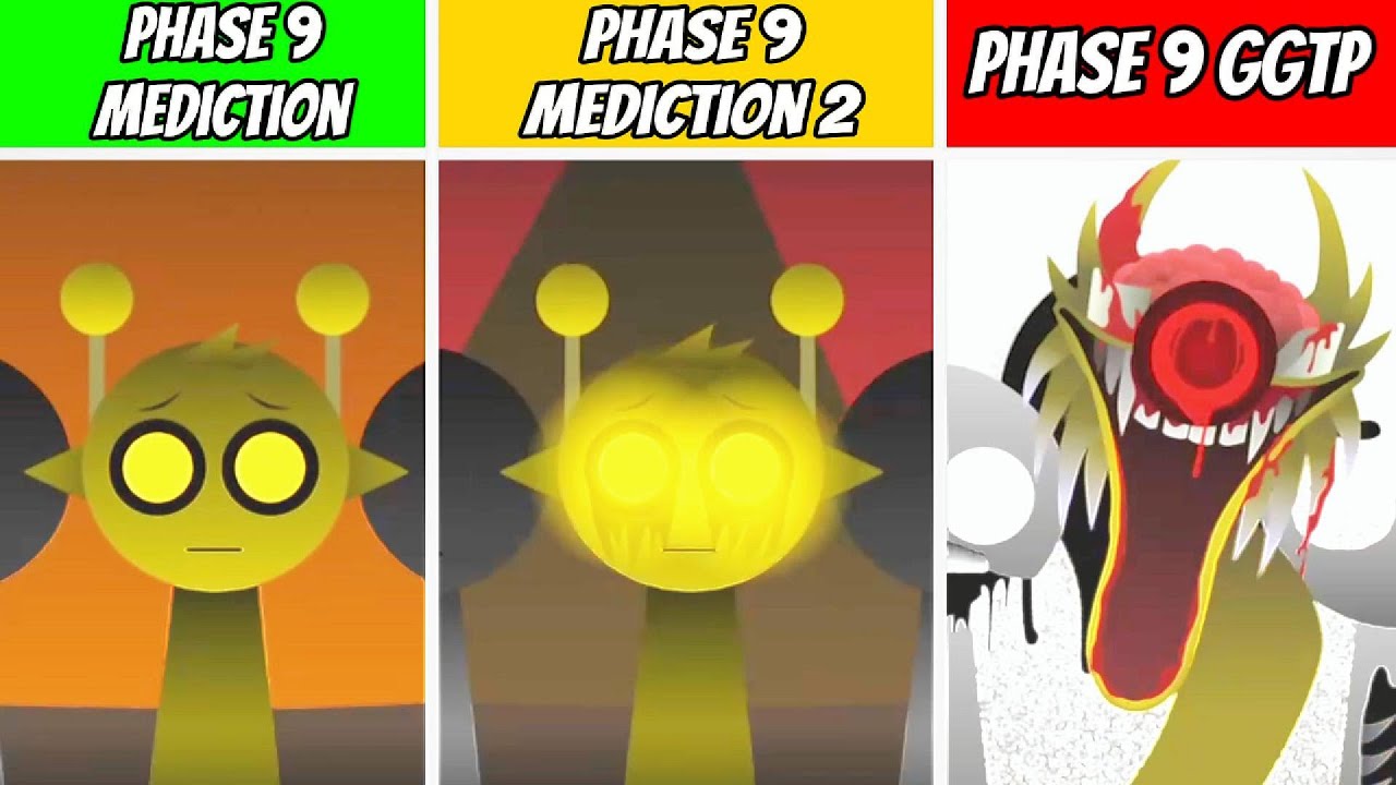 Incredibox Sprunki Phase 9 Malediction Vs Malediction 2 Vs GGTP MOD
