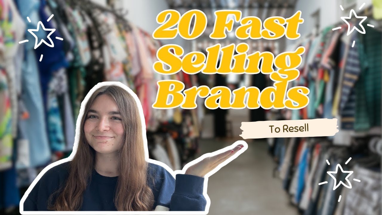 Мои 20 самых быстро продаваемых брендов для секонд-хенда и перепродажи на Poshmark, eBay и Depop