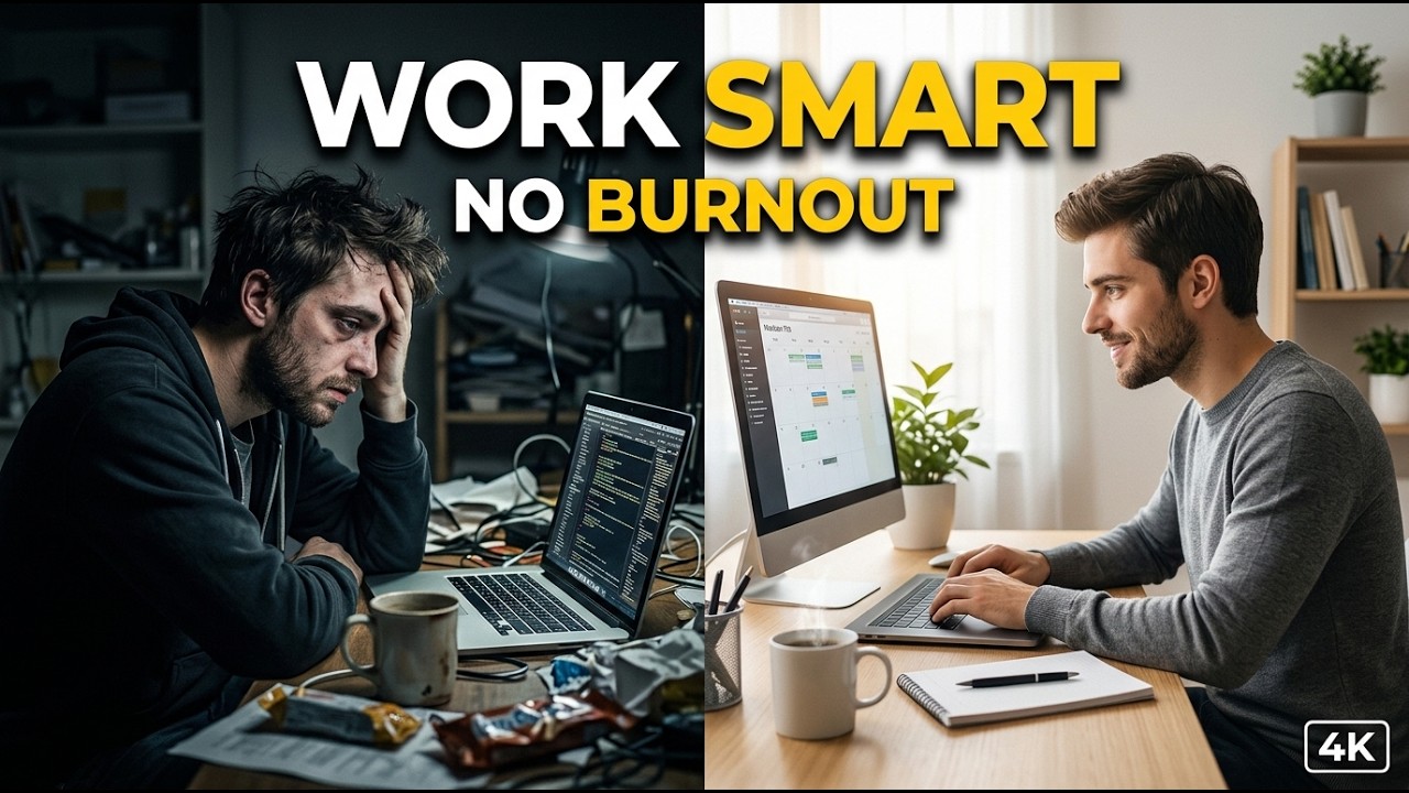 Be More Productive Without Burning Out (Work Smarter, Not Harder)
