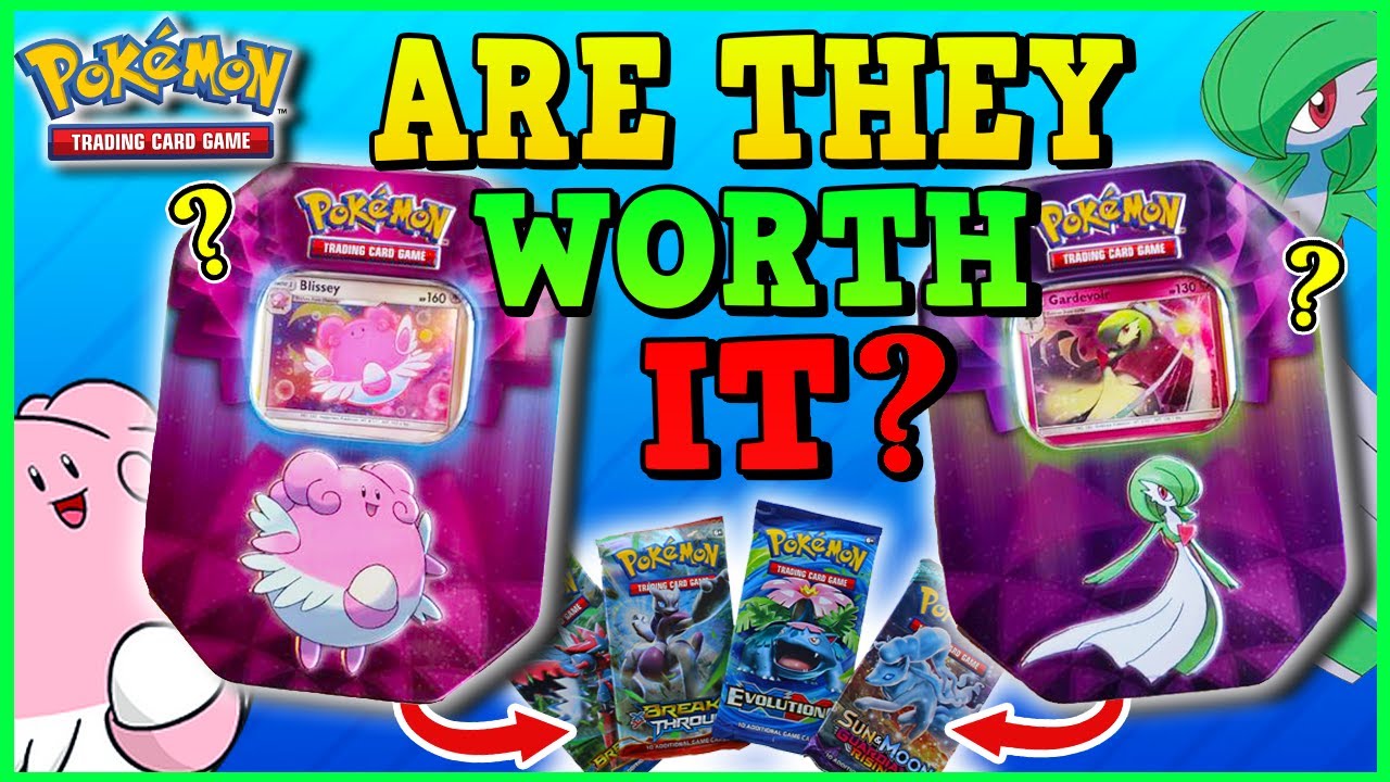 What's In The Blissey And Gardevoir Tins From Walgreens?[3 Packs][Is It Worth It?]