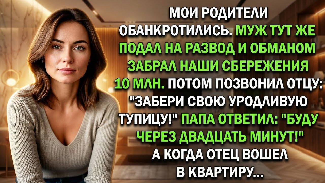 Родители обанкротились. Муж подал на развод: 