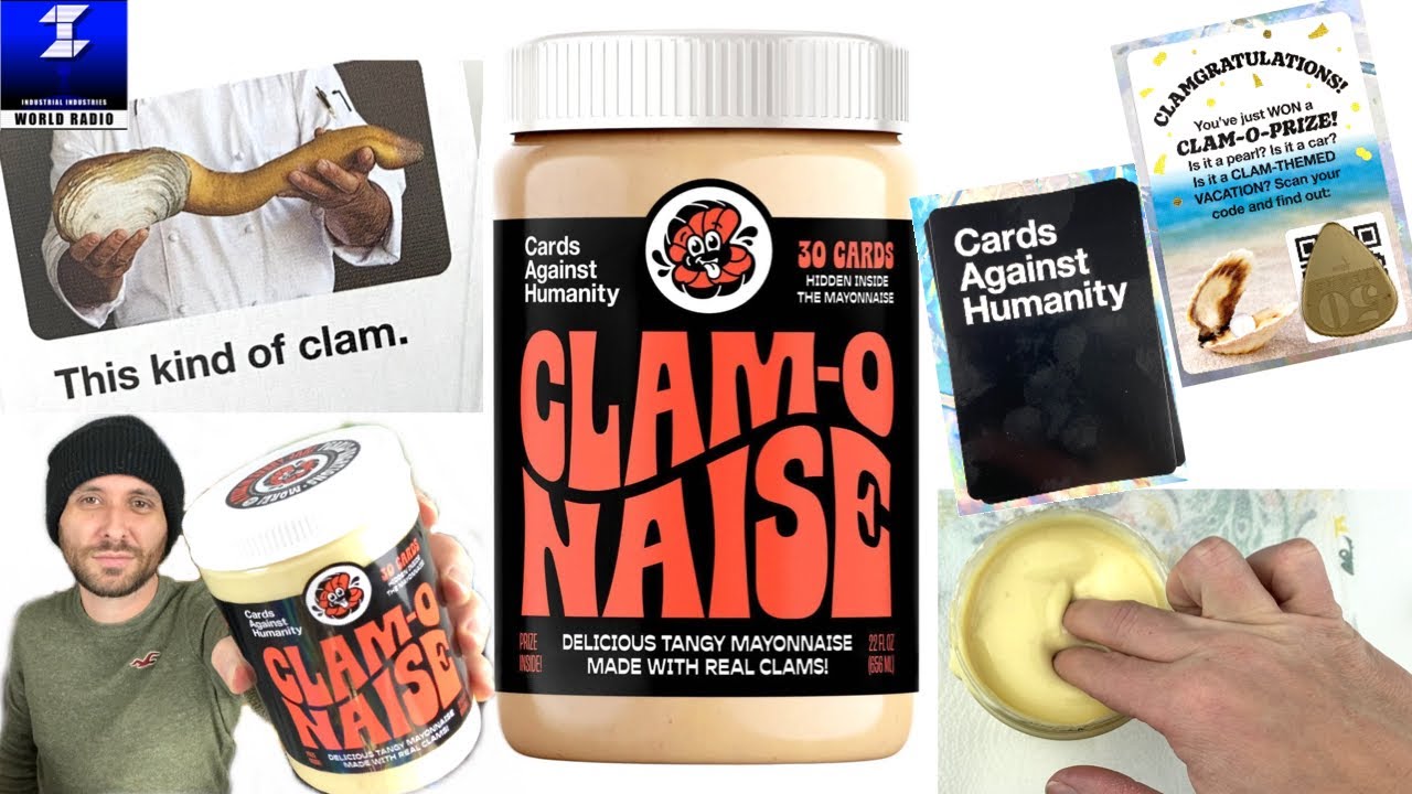 What is Clam-O-Naise? | Pack of Cards Inside a Mayonnaise Jar