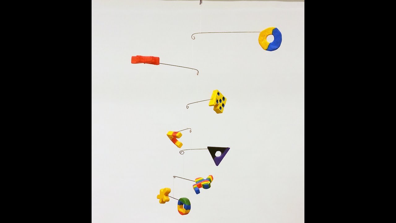 How to Balance a Calder Style Cascading Mobile Sculpture