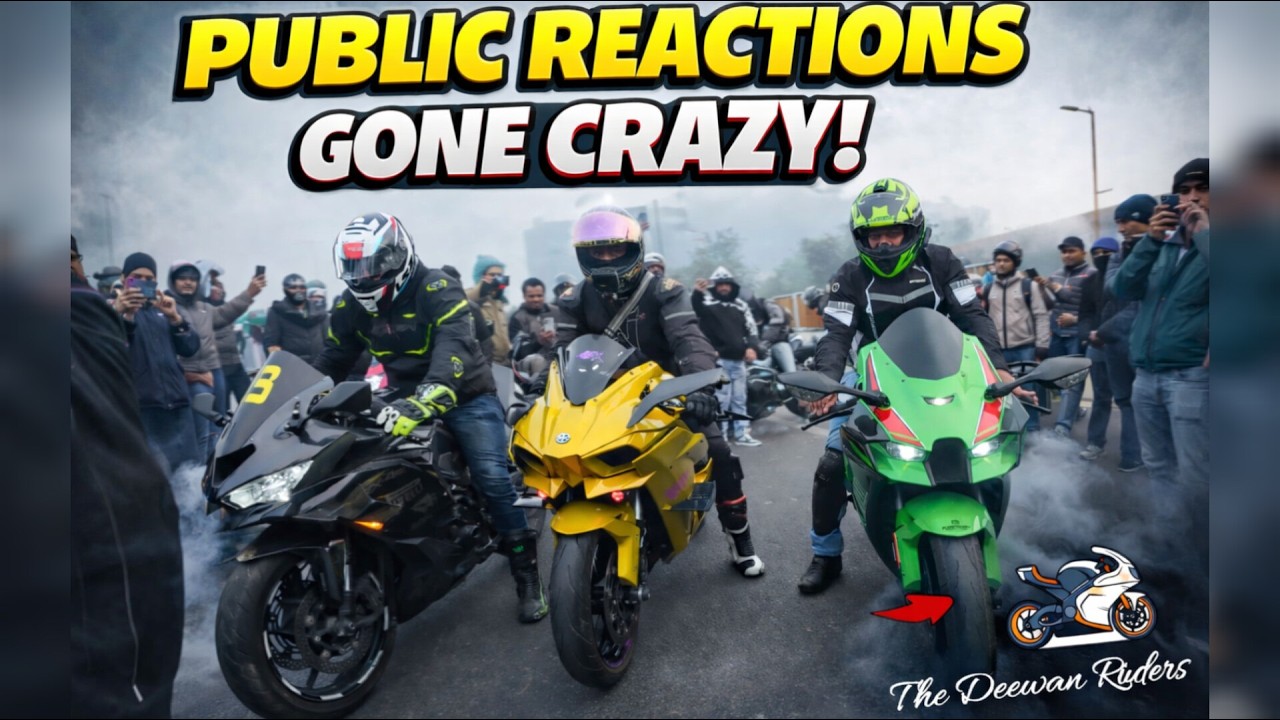 Public Reactions Went CRAZY! 🔥 | Public Ho Gayi Crazy 😱 Superbike🏍️ Entry Ka Reaction
