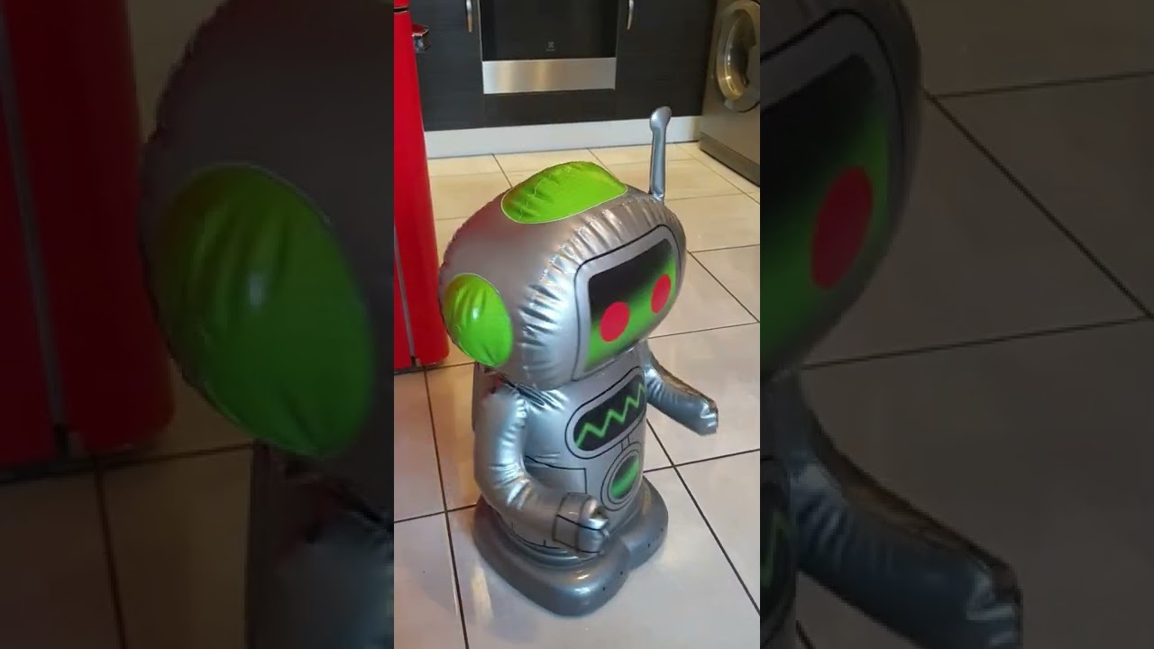 Blo-Bot Inflatable R C Robot.