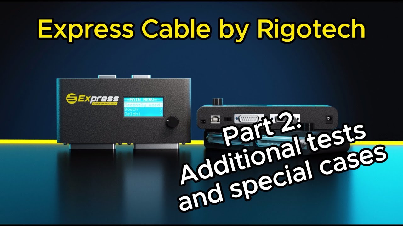 Express Cable by Rigotech Intro&tests Part 2. (Additional tests and special cases)