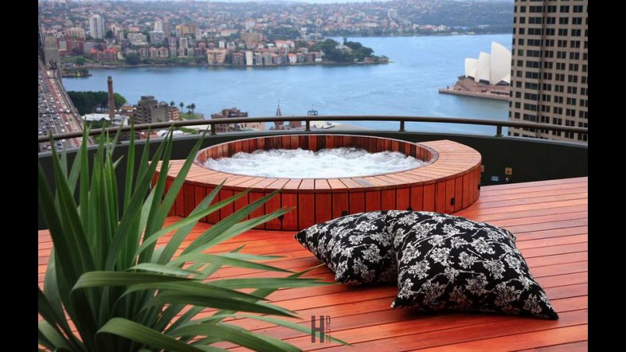 Outdoor Jacuzzi and out of doors spa – 100 ideas for one in your patio! = Home decor ideas